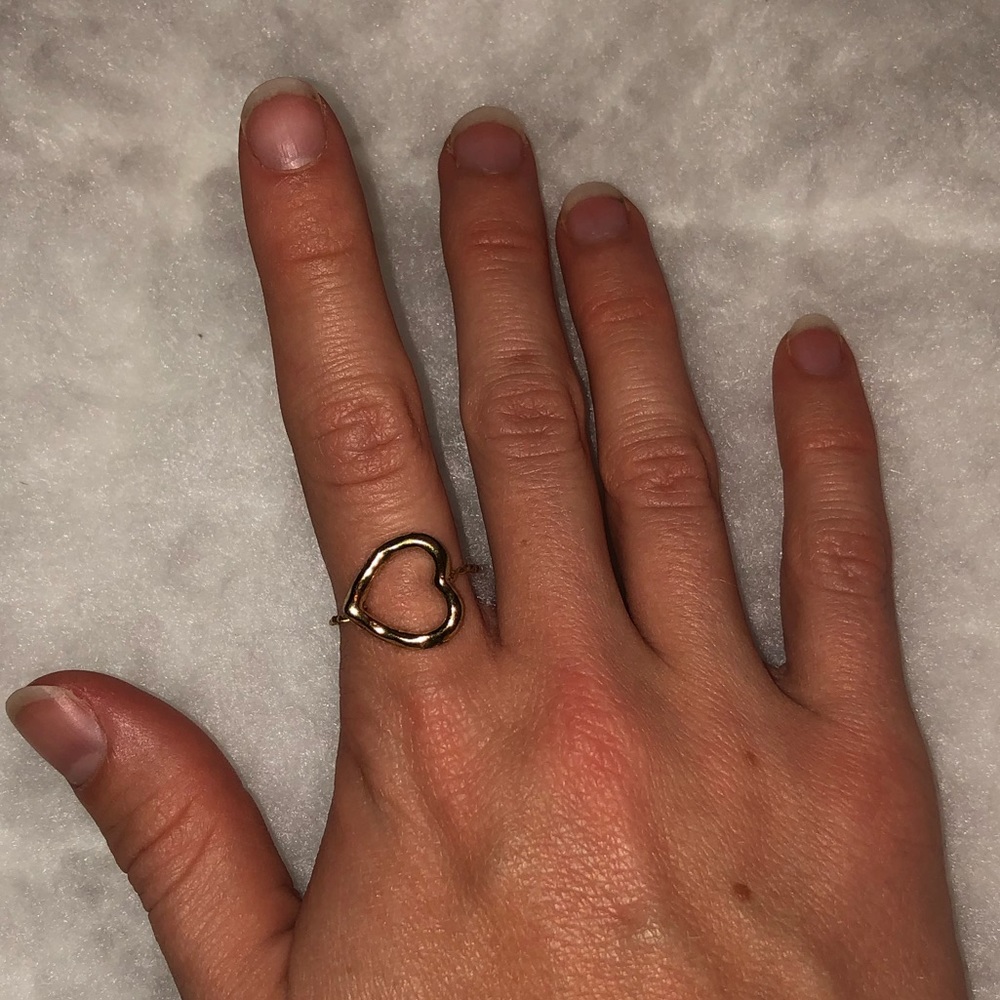 Handmade ~ Gold Heart Ring